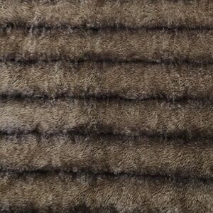 Tahari Home Plush Brown Faux Fur Blanket